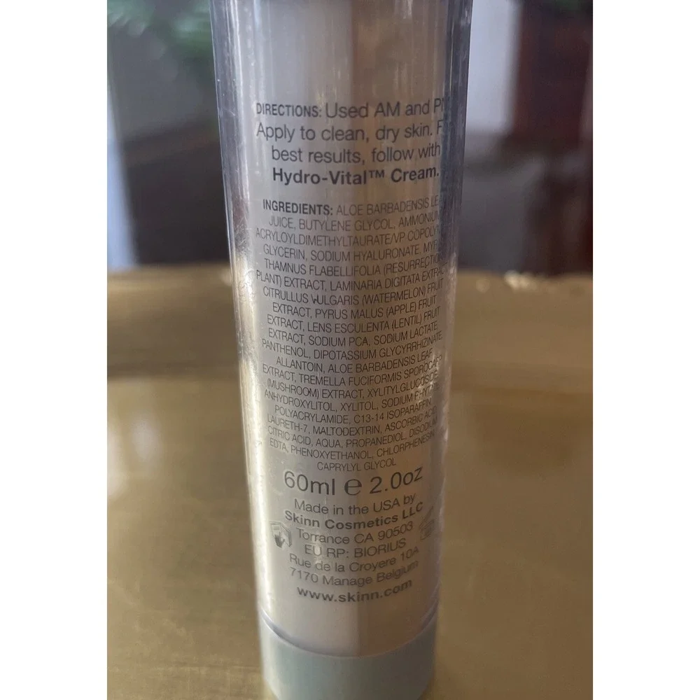 Skinn HydroVital Serum Deep Moisture‎ Replenishing Treatment 2.0 FL Oz Sealed